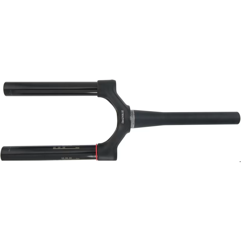 ROCKSHOX DUAL POSITION AIR 27,5" šakės karūnėlės, vairo vamzdžio ir viršutinių kojų mazgas, kūginis, 42 mm poslinkis, juodas aliuminis #11.4018.008.441