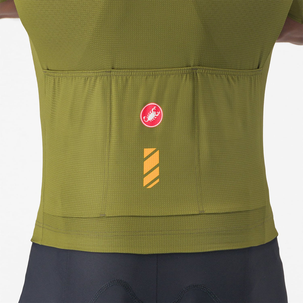 Maillot CASTELLI UNLIMITED ENTRATA 3 Maniche Corte Kaki