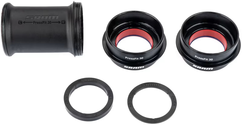 Keramické stredové zloženie SRAM DUB PressFit 30 cestné WIDE 86 mm