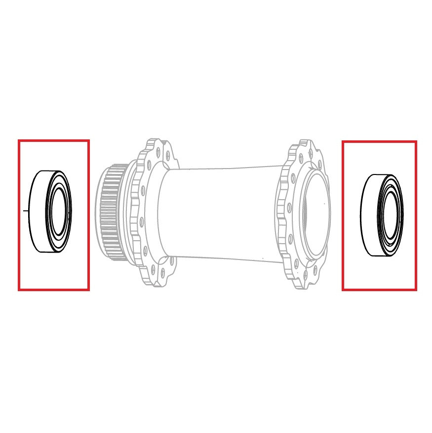 Cuscinetti ZIPP COGNITION NSW DISC BRAKE Anteriore/Posteriore 61903 (x2) #11.2018.052.002