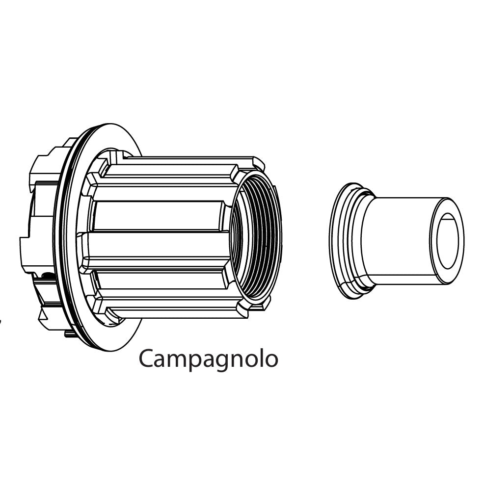 Freilaufkörper ZIPP ZR1 Typ Campagnolo N3W 13V #11.2018.065.010