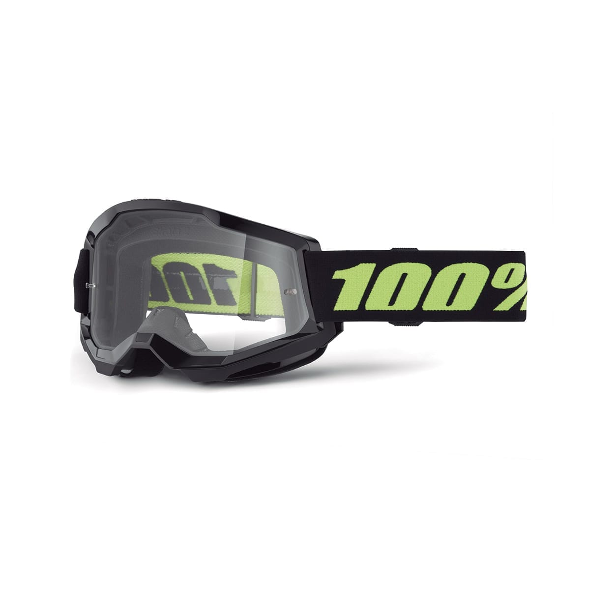 Masque 100% STRATA 2 SOLAR ECLIPSE Noir Écran Clair