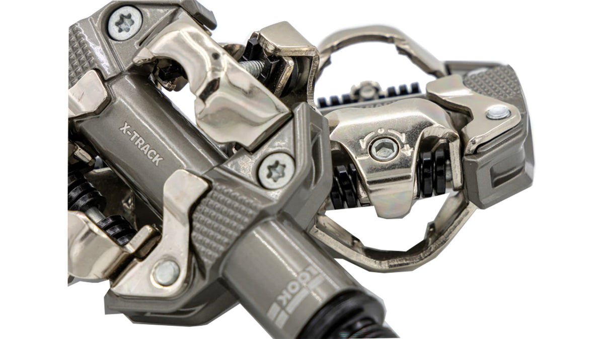 LOOK X-TRACK SPD-pedaler i Metallic Grey