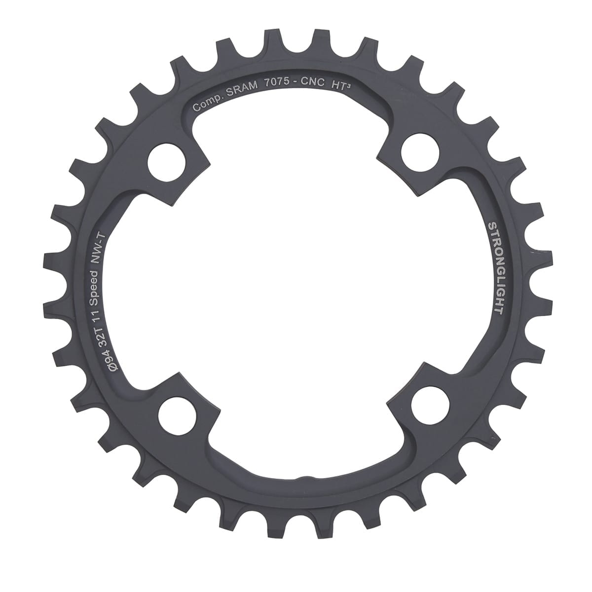 Tarcza łańcuchowa STRONGLIGHT HT3 NARROW WIDE Sram X01 11V 4-otworowa 94 mm Mono