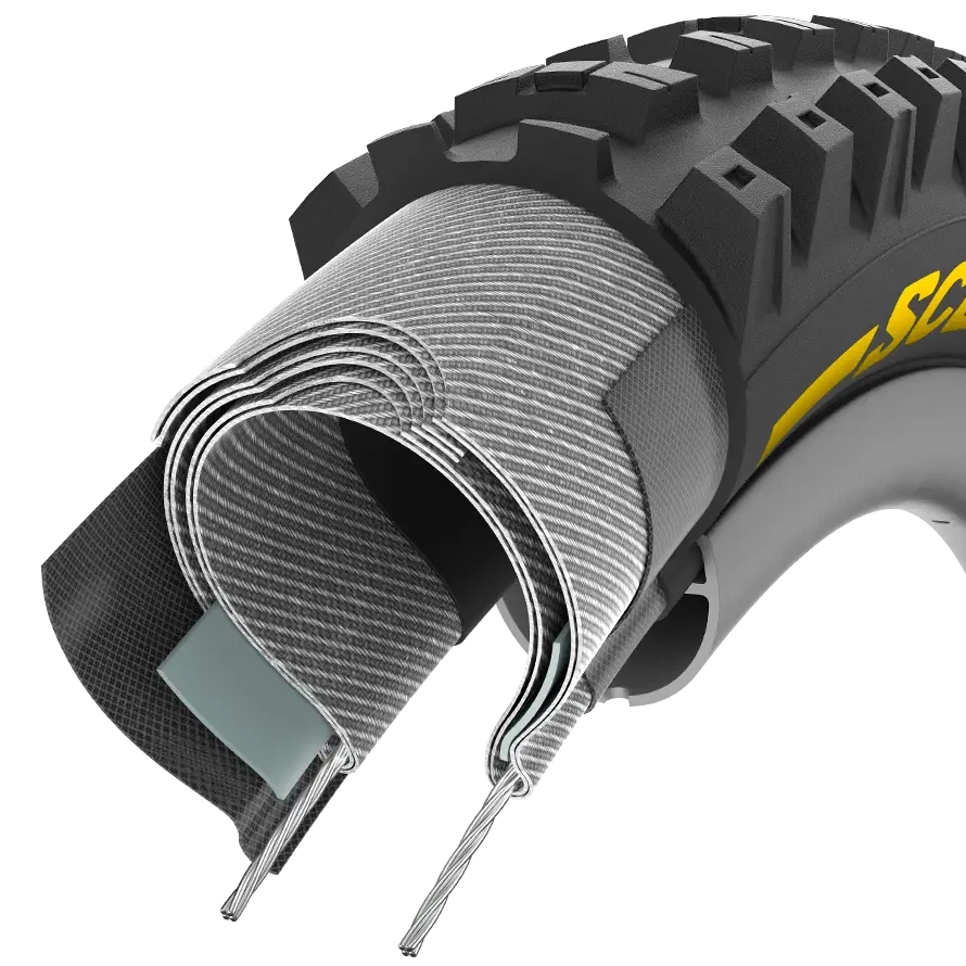 Pneumatika PIRELLI SCORPION RACE DH T 29x2.5 Tubeless Ready Soft Black/Yellow 3907700