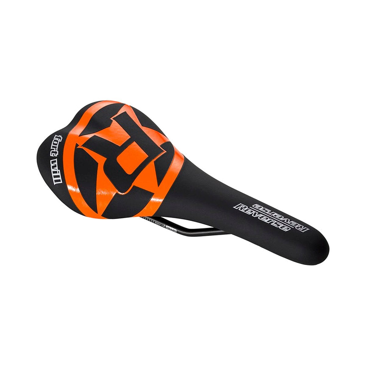 Sella REVERSE COMPONENTS FORT WILL STYLE Binari CrMo Nero/Arancione