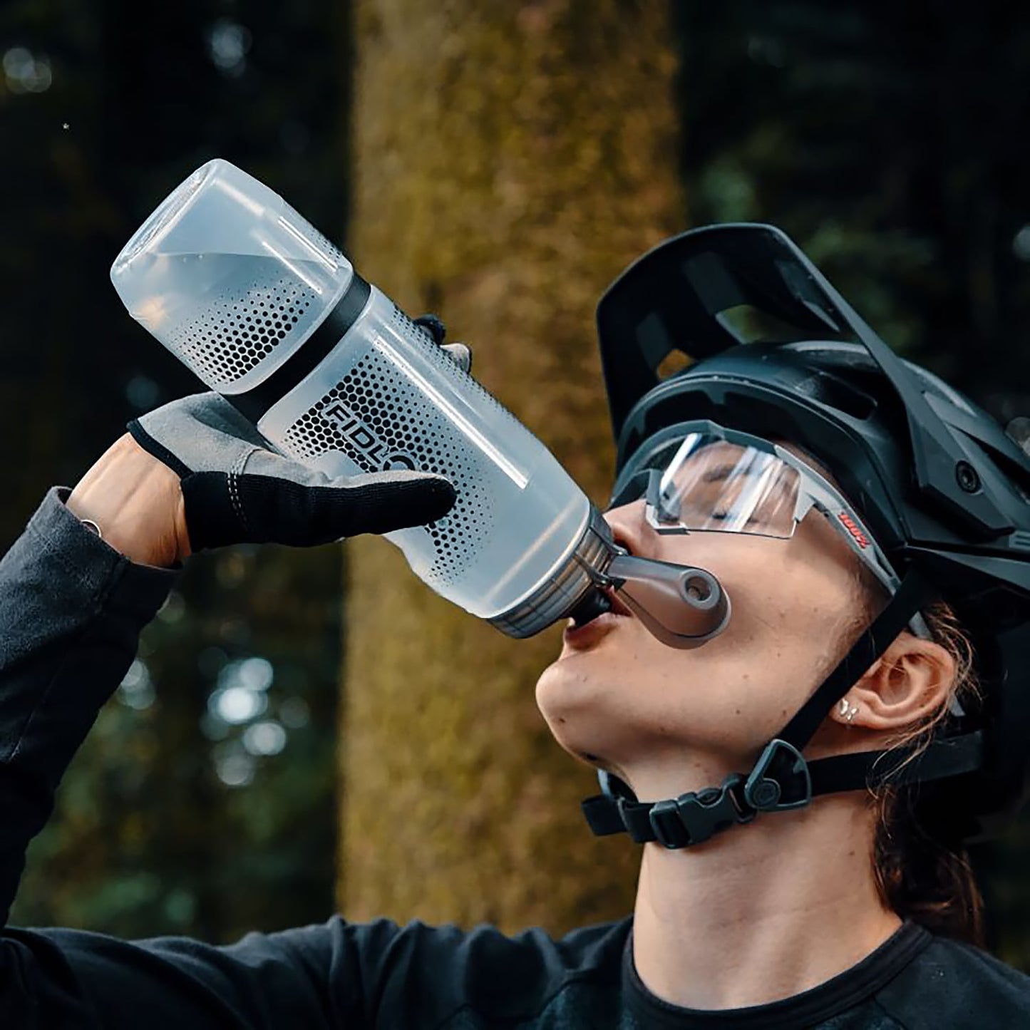 Bidon FIDLOCK TWIST avec Attache Magnétique (800ml) Transparent