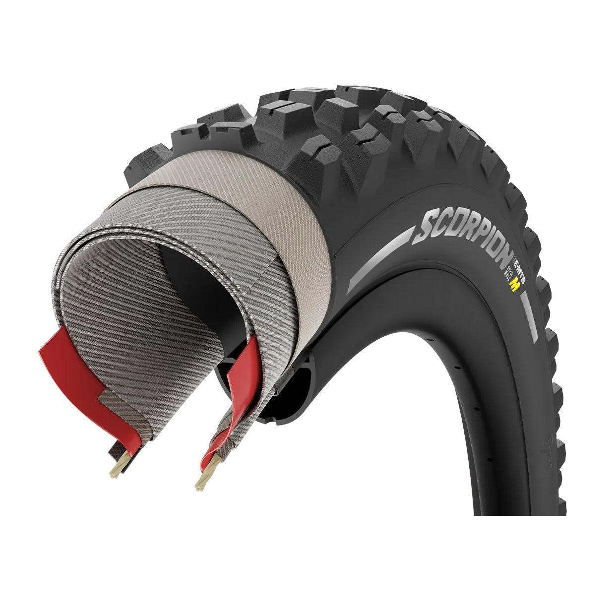 Copertone PIRELLI SCORPION E-MTB M 29x2.6 Tubeless Ready Soft Nero/Oro 4355600
