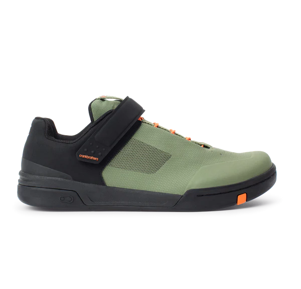 Chaussures VTT CRANKBROTHERS STAMP SPEED LACE FLAT Vert/Orange