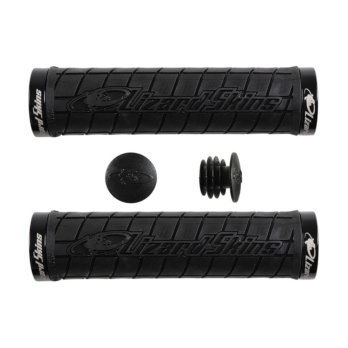 Grips LIZARD SKINS LOGO Lock-On Noir