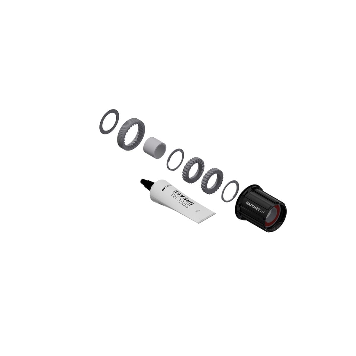 Kit de conversão DT SWISS Ratchet LN Vtt Shimano HG Alu #HXYXXX00N3767S