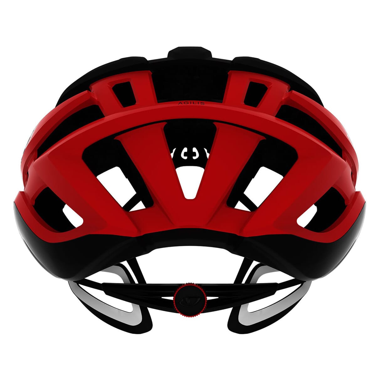 Rennradhelm GIRO AGILIS Mattschwarz/Rot