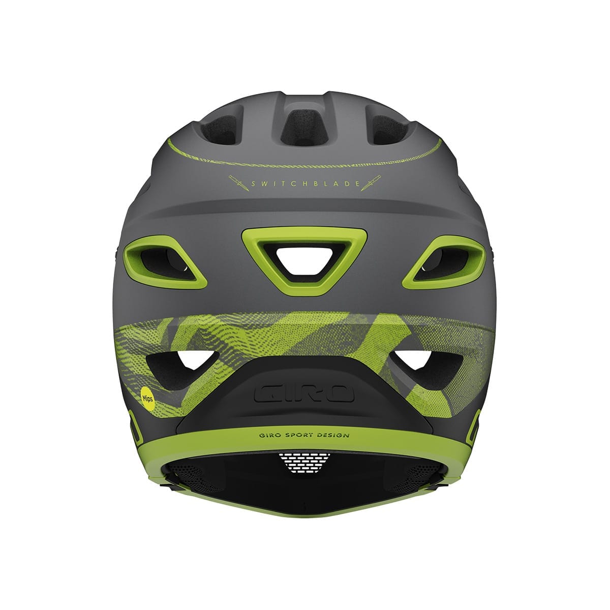 GIRO SWITCHBLADE MIPS MTB-hjelm grå/gul