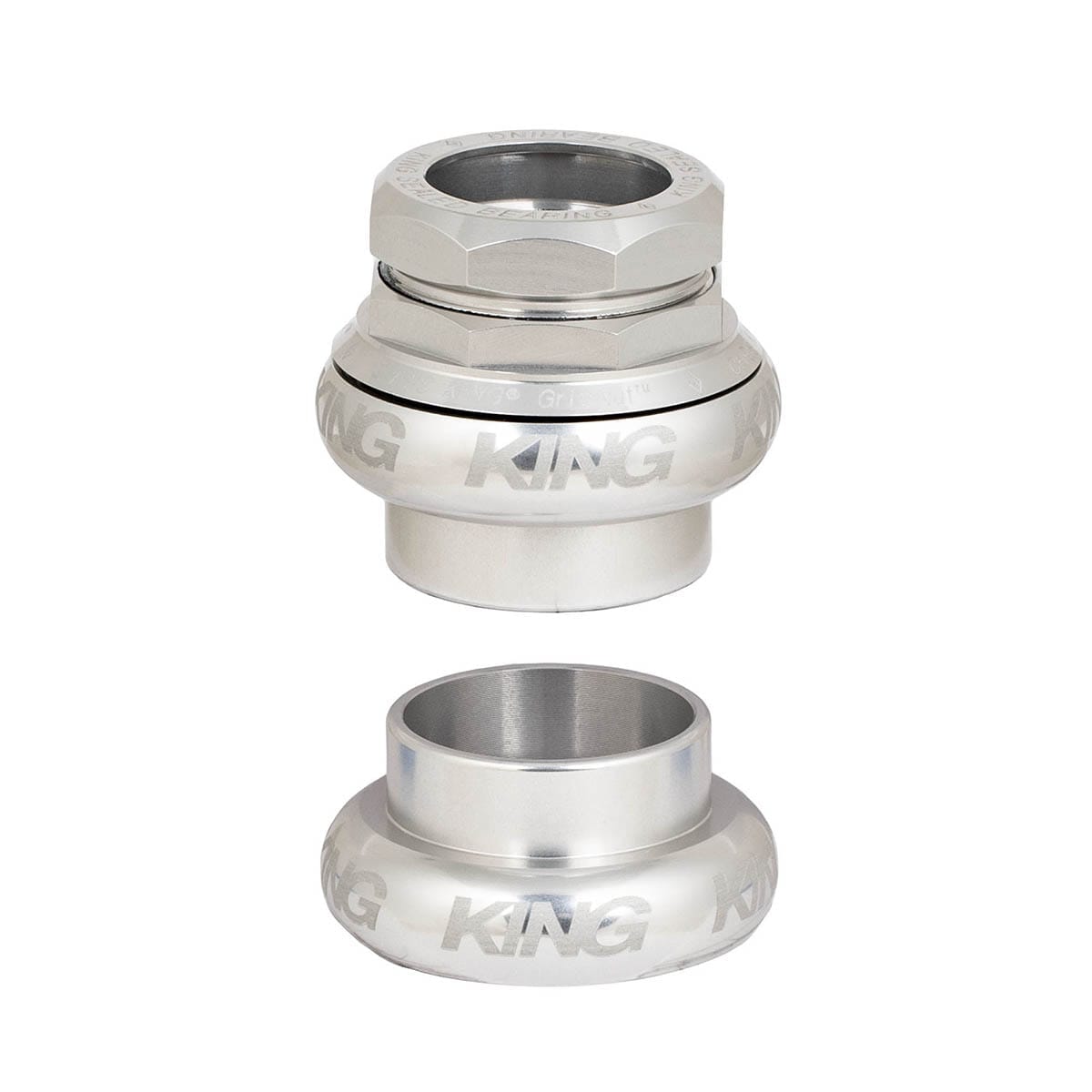 Jeu de Direction Externe CHRIS KING GRIPNUT SOTTO VOCE 1" Argent