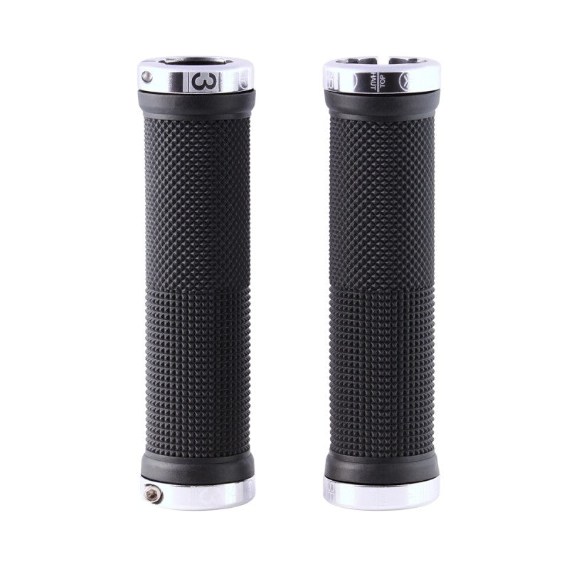 Grips SB3 KHEOPS Lock-On 129 mm Zwart/Zilver