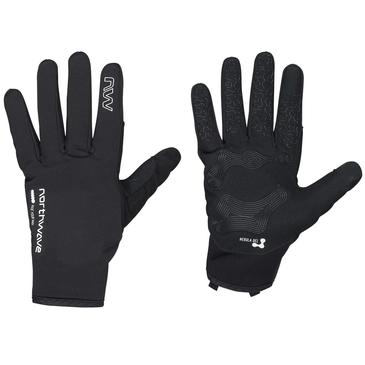 Rukavice NORTHWAVE FAST PRO GEL WINTER Černé