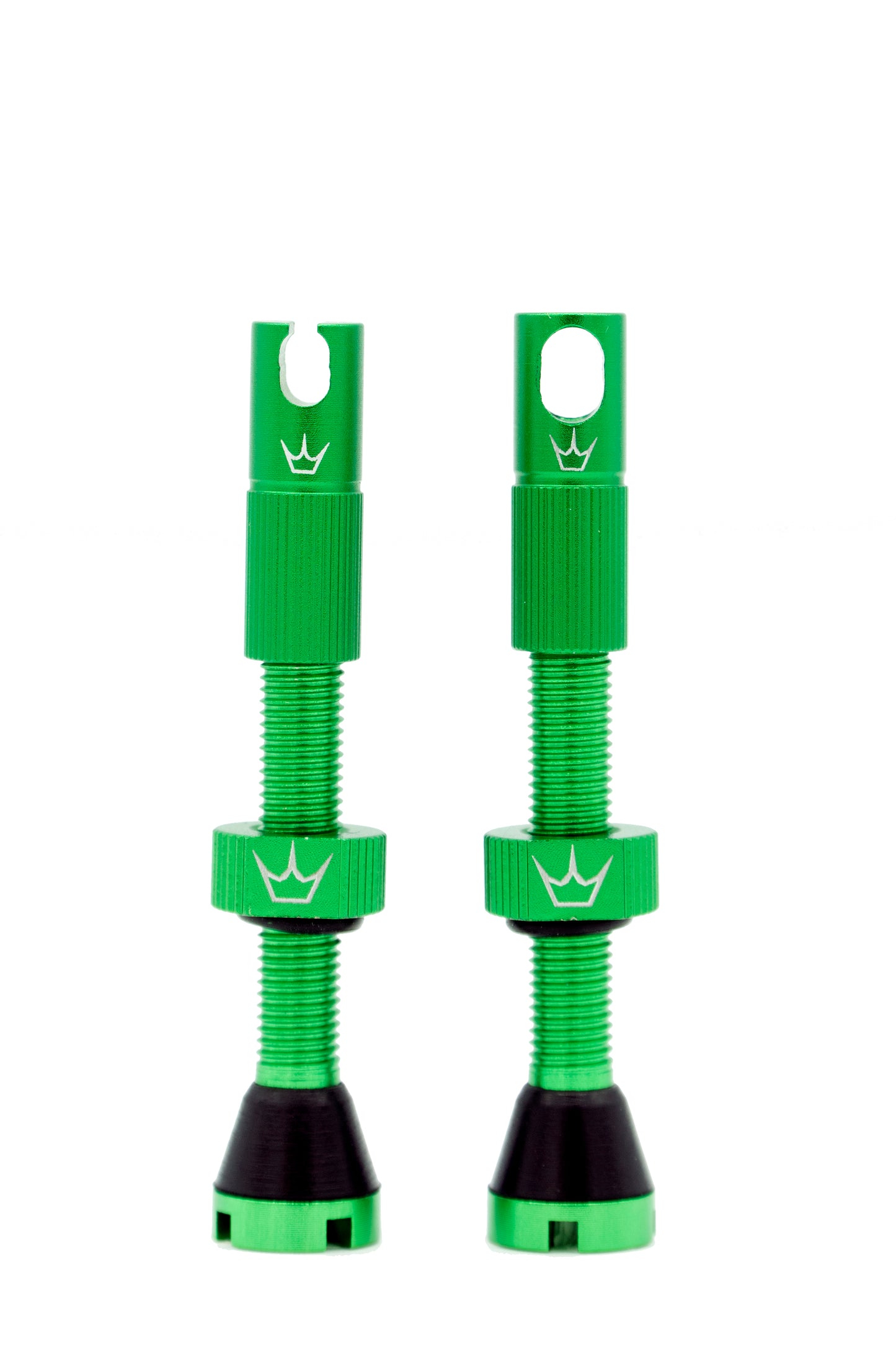 PEATY'S x Chris King MK2 Presta 60 mm bezdušové ventilky (x2) Zelené