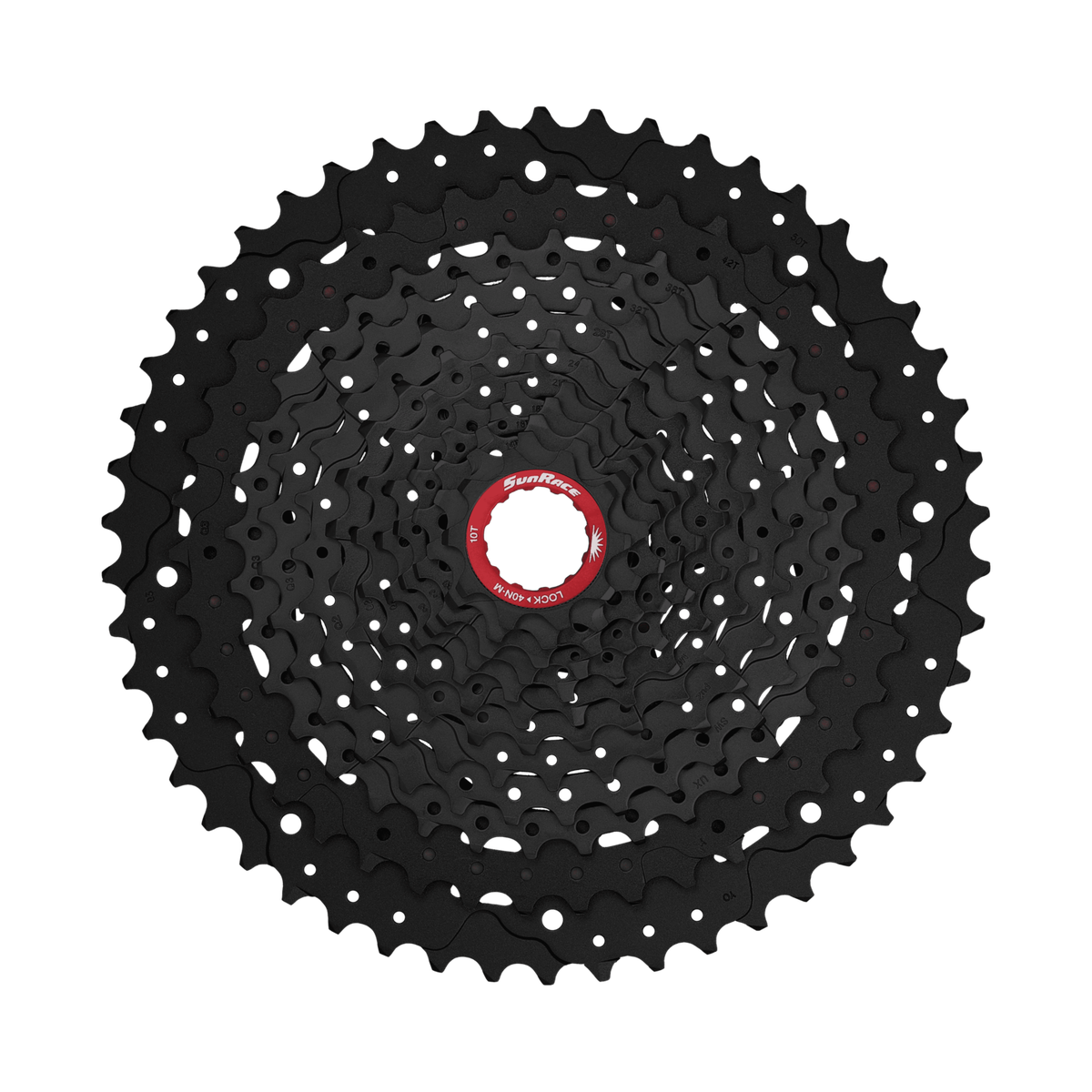 Cassetta 12V SUNRACE CSMZ91 Compatibile Sram XD Nero