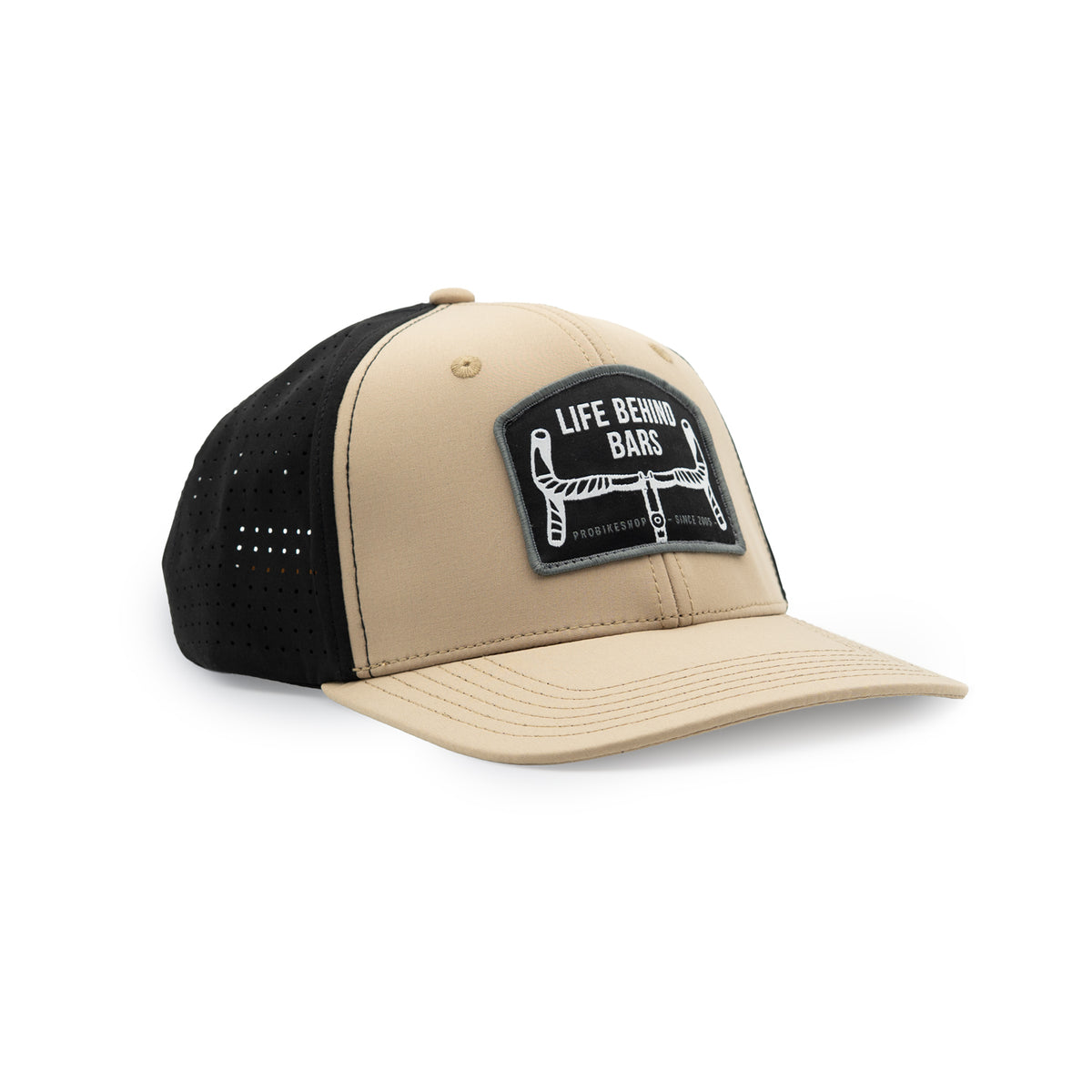 Šiltovka PROBIKESHOP SNAPBACK béžová/čierna