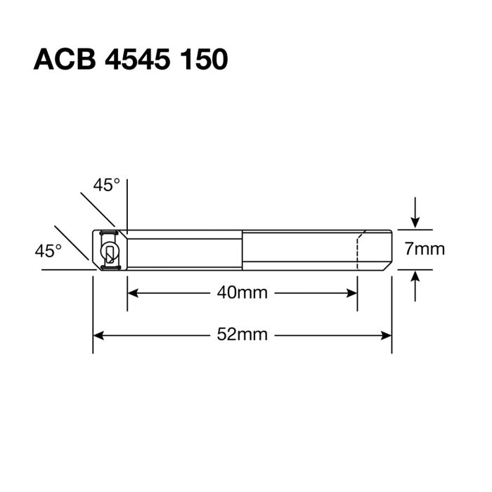 Cuscinetti sterzanti ENDURO 150 SS - 440c Stainless - 40x52x7 (45x45°) ACB