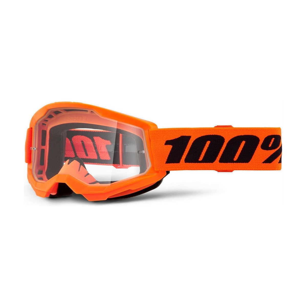 100% STRATA 2 Junior Crossbril Oranje Heldere Lens