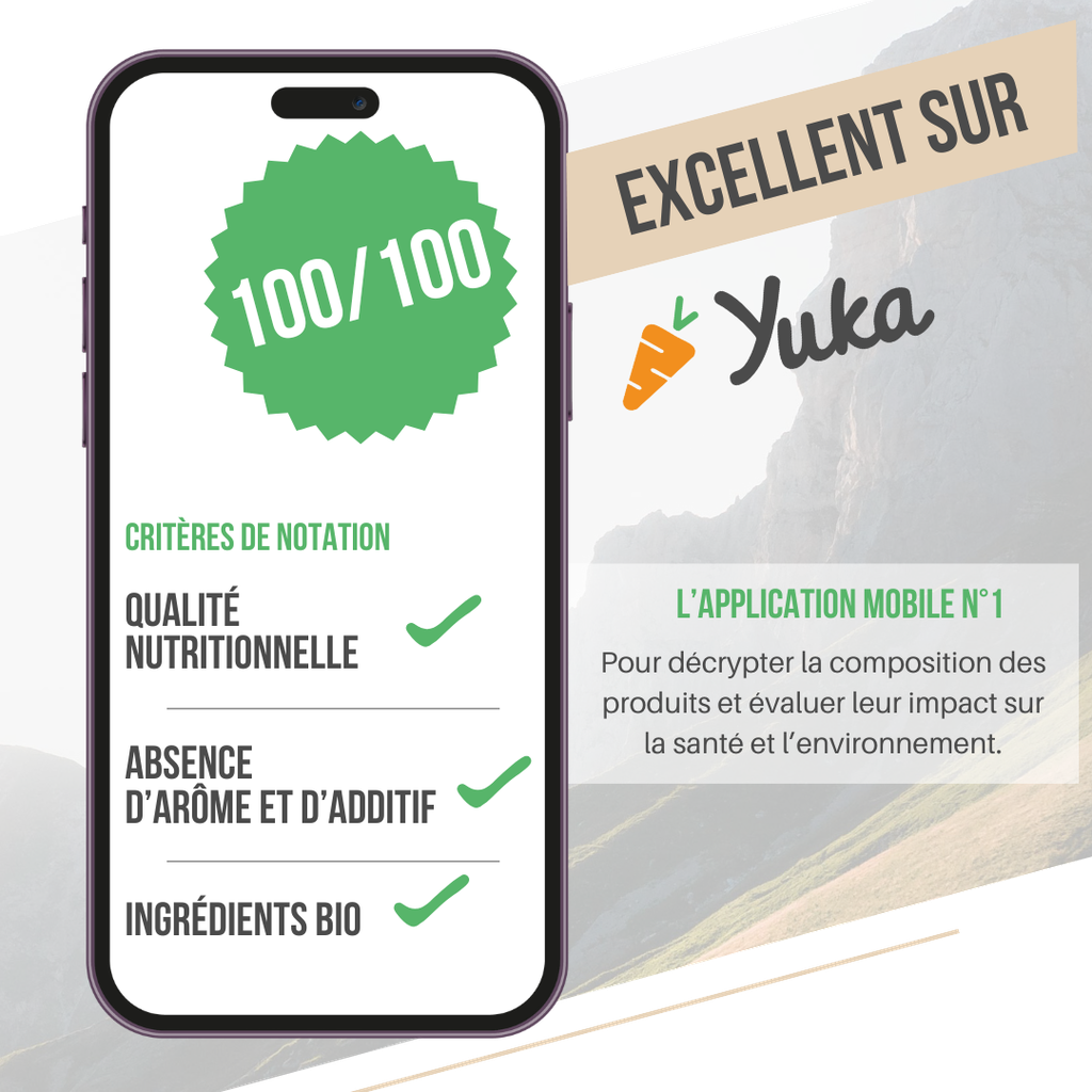 Purée Energétique BAOUW Bio Recette aux Fruits Framboise/Fraise/Basilic (90g)