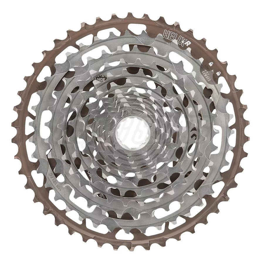 Kaseta 12-rzędowa E-THIRTEEN Helix Race Brązowa