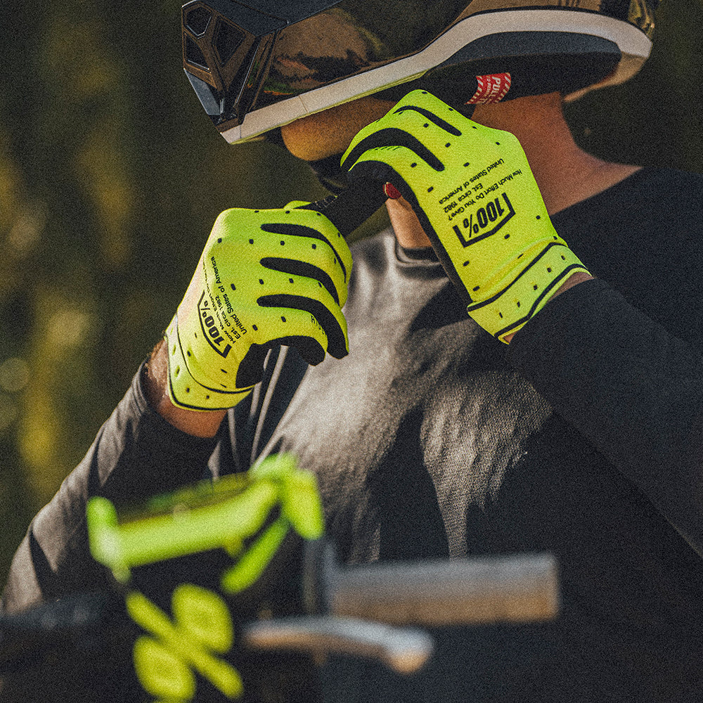 Gants 100% RIDEFIT Jaune
