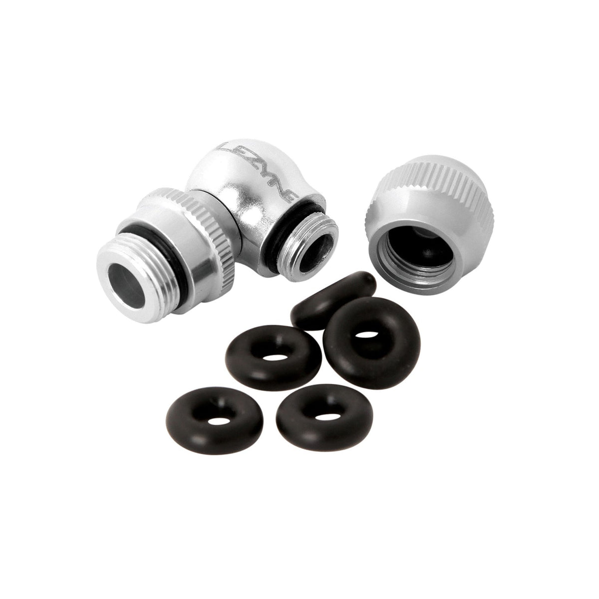Sidabrinis LEZYNE Slip Fit antgalio adapteris