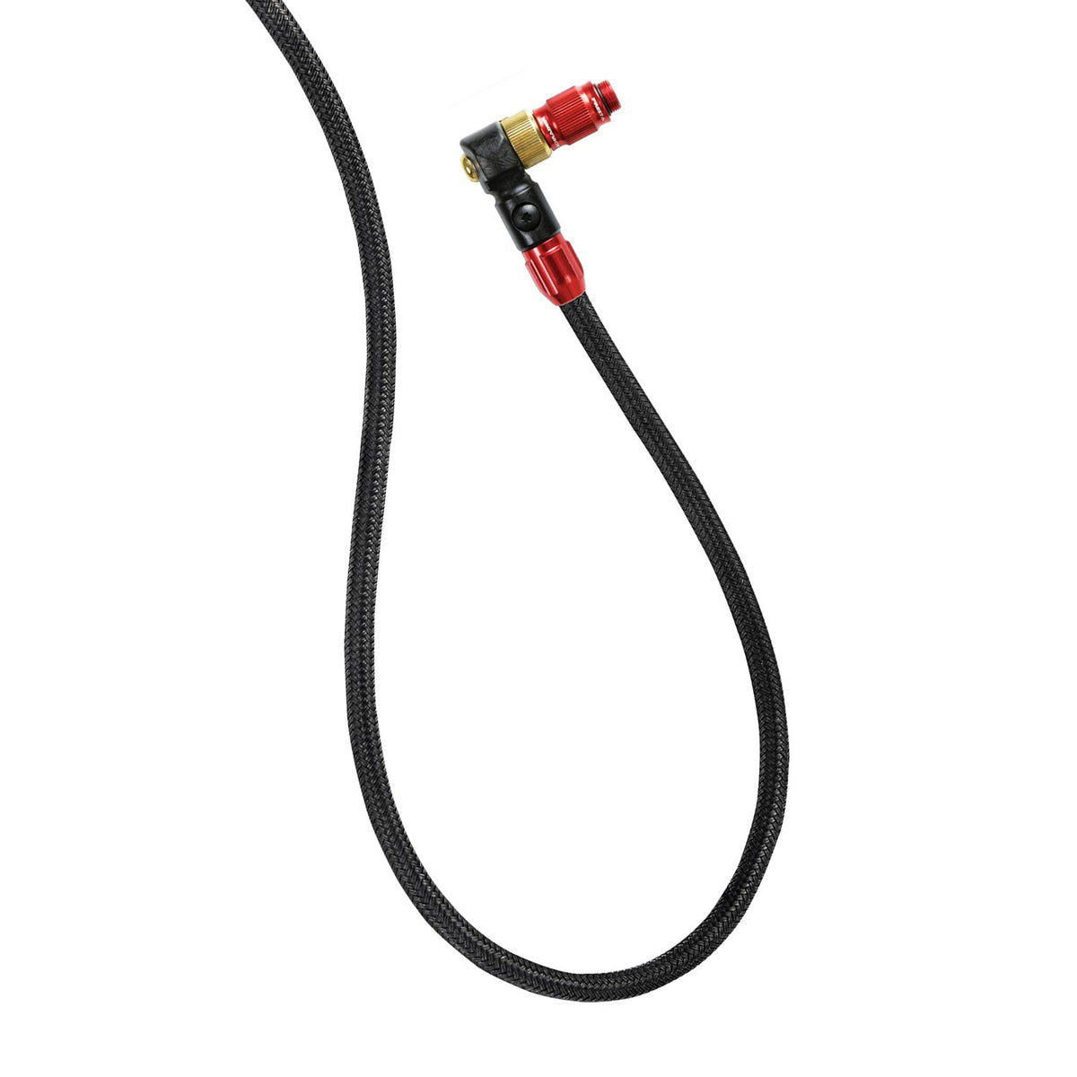 LEZYNE ABS1 Pro Chuck Gloss Red Braided Nylon Floor Pump Hose