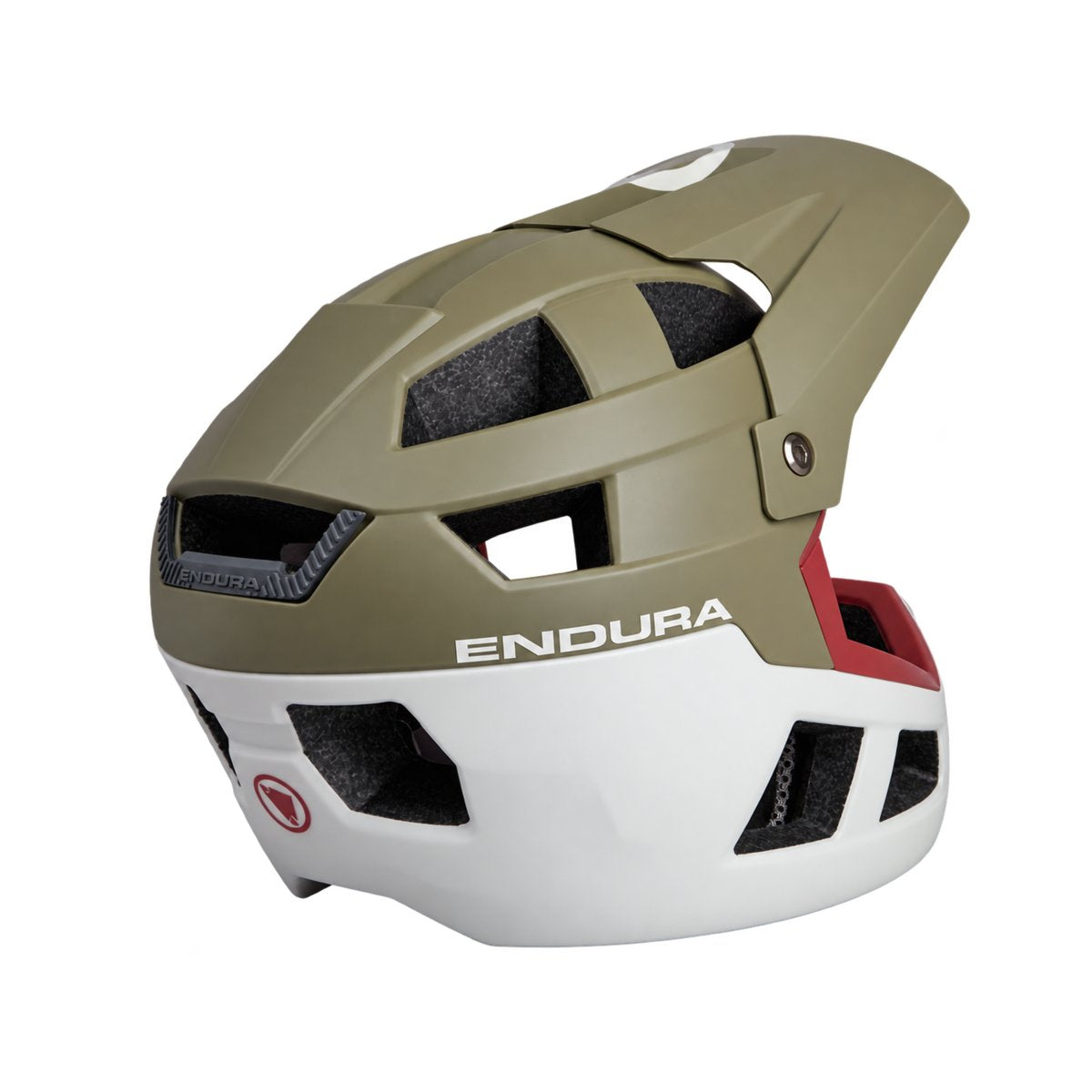 ENDURA SINGLETRACK INTEGRAL MIPS MTB-hjelm grøn/hvid