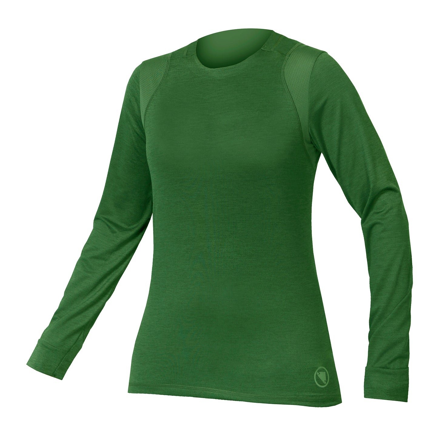 ENDURA SINGLETRACK Damen Langarm Trikot Grün