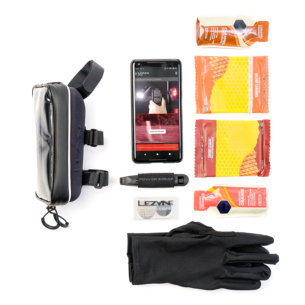 LEZYNE SMART ENERGY CADDY XL must ülemise raamitoru kott