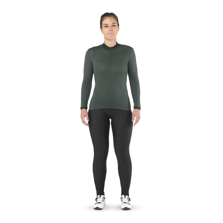 MAVIC AKSIUM Langarm Trikot Damen Grün
