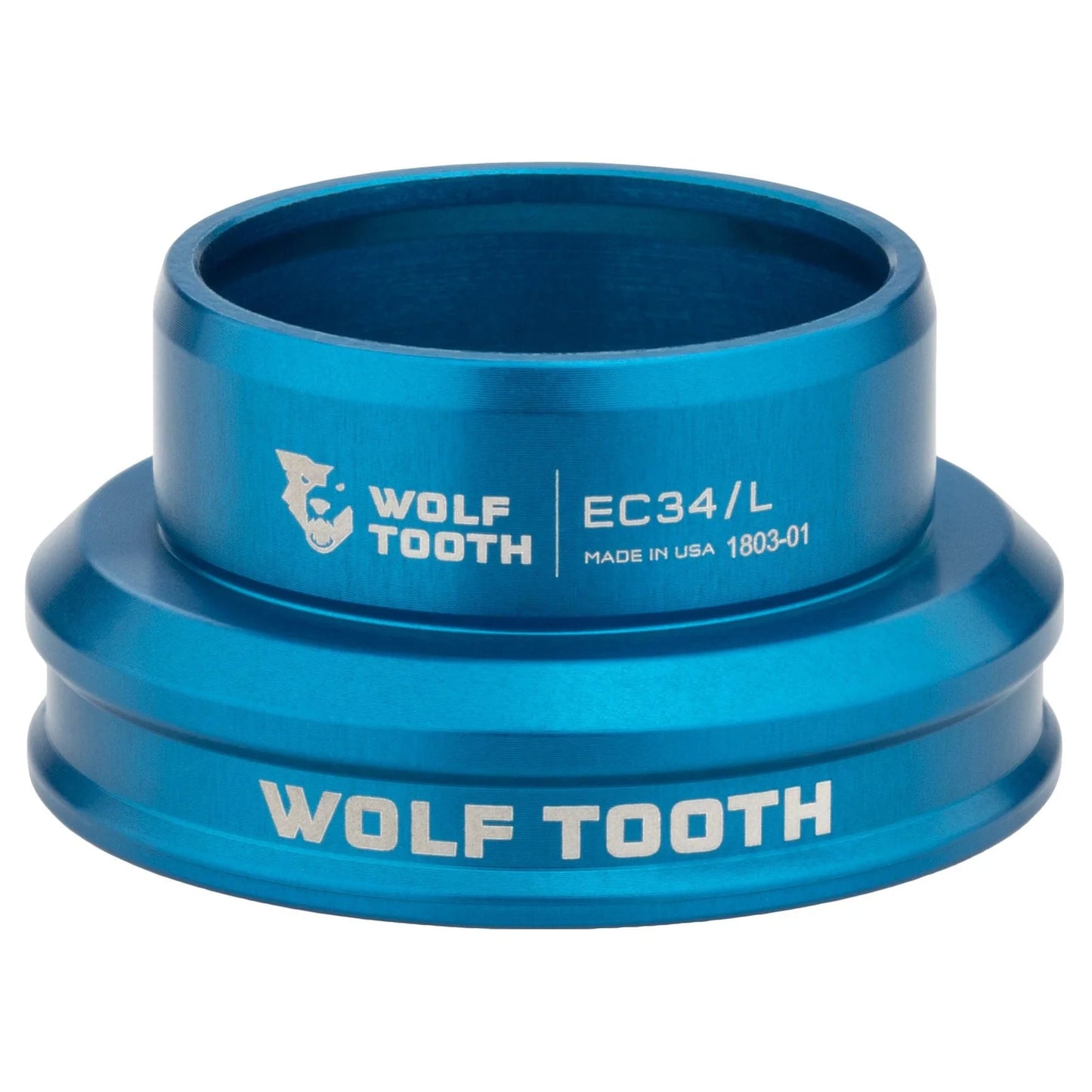 Low-Profile Cup for WOLF TOOTH PERFORMANCE 1"1/8 EC34 External Headset, Blue