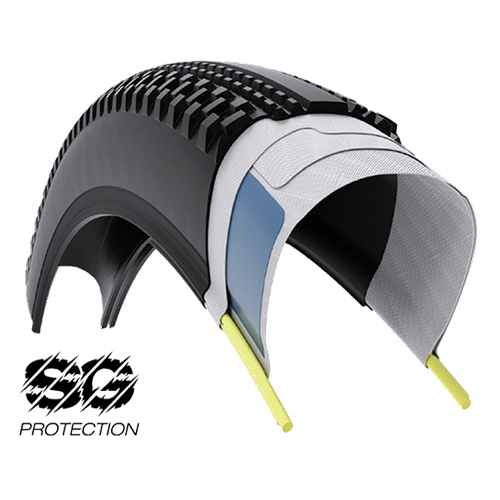 Pneu WTB VULPINE S TCS LIGHT FAST ROLLING DUAL DNA SG 700x45c Tubeless Ready Noir