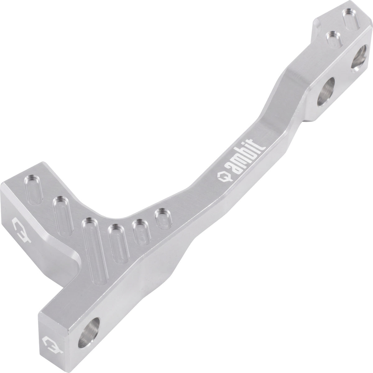 AMBIT bremsekaliberadapter for/bag PM/PM +20 mm (140-160 mm) sølv