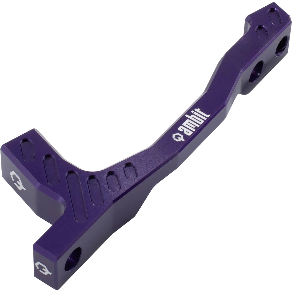AMBIT PM/PM etu- ja takajarrusatulan sovitin +20 mm (140–160 mm), violetti
