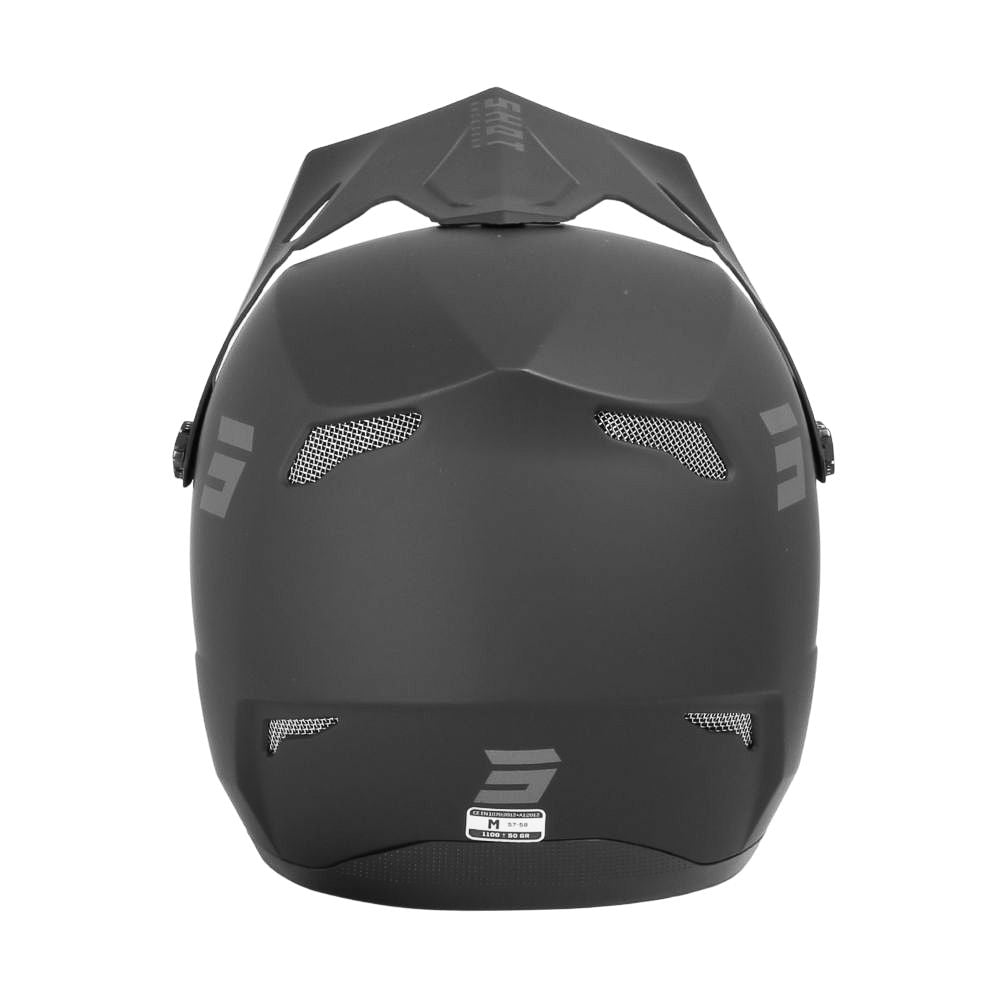 BMX-hjelm SHOT ROGUE ensfarvet sort mat