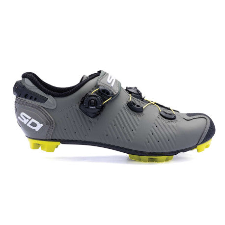 Scarpe MTB SIDI DRAKO 2S SRS grigio militare/giallo