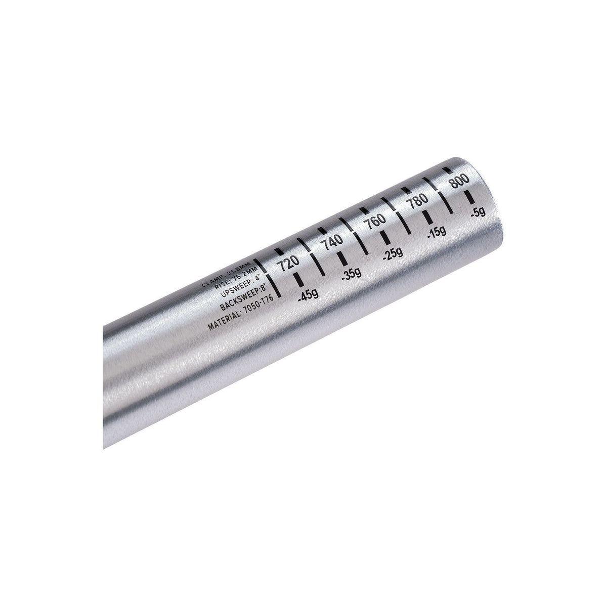 Τιμόνι PROTAPER 810 A76 31.8 γυαλισμένο ασημί με ανύψωση 3