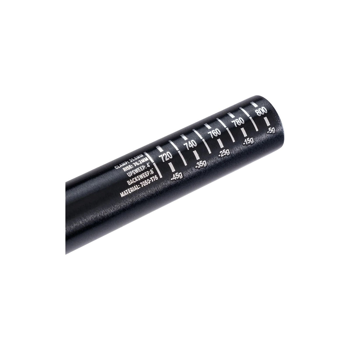 PROTAPER 810 A76 31.8 pulēta melna stūre, pacēlums 3