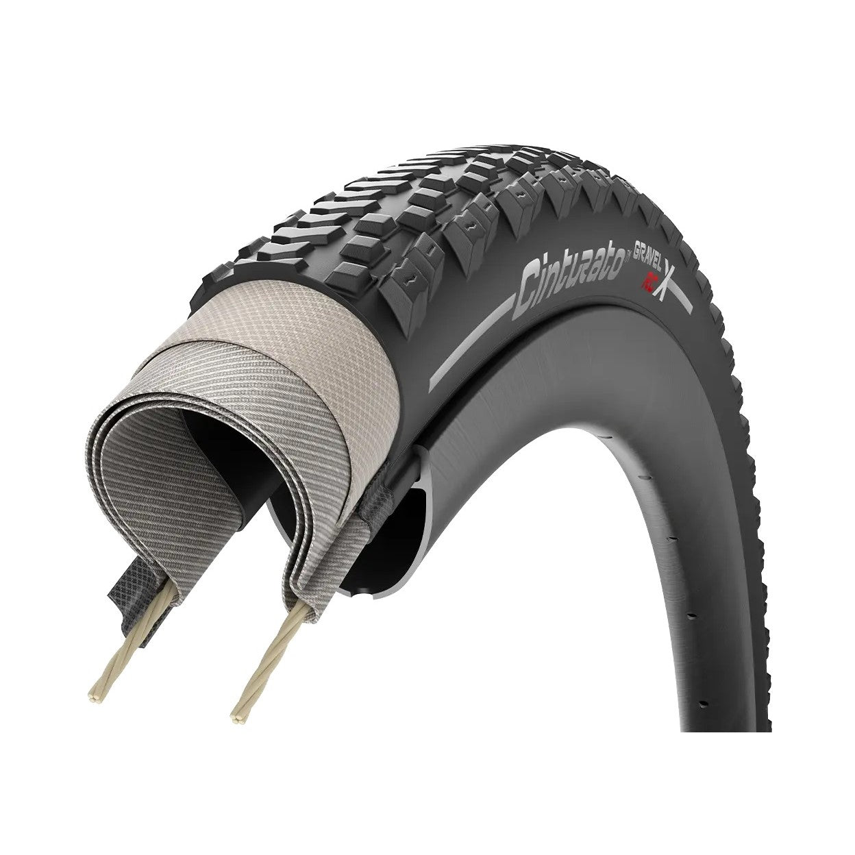 Copertone PIRELLI CINTURATO RCX 700x35c Tubeless Ready Beige classico