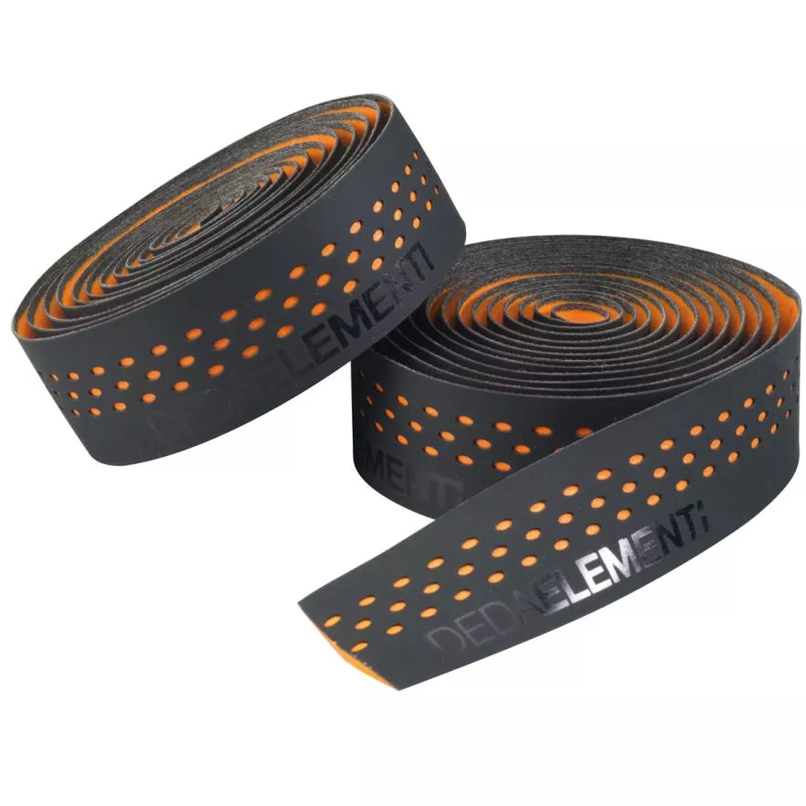DEDA PRESA-styrbånd, sort/orange