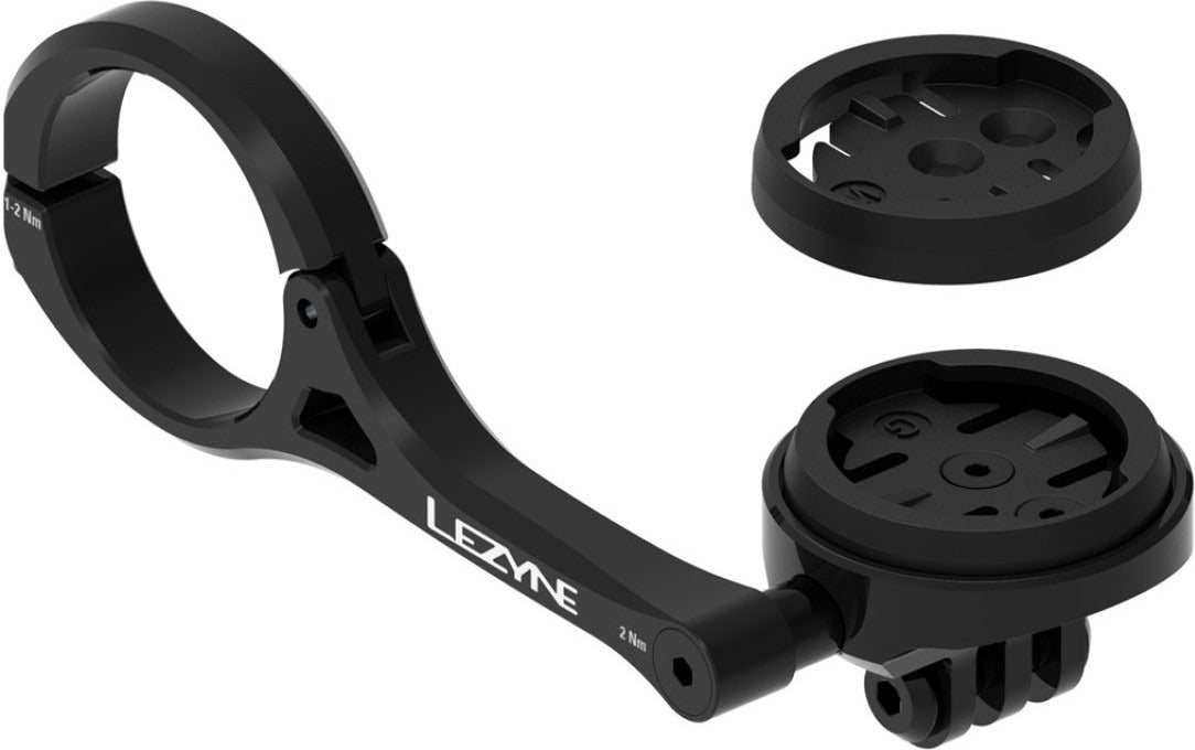 Porta-manubrio LEZYNE per GPS GARMIN/WAHOO/LEZYNE Nero