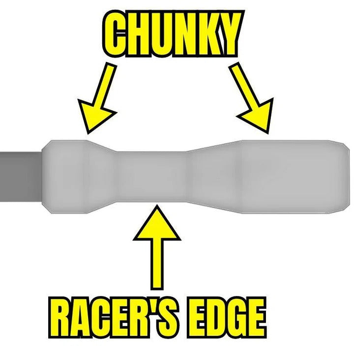 Grips ESI FIT CR (CHUNKY/RACER'S EDGE COMBO) 130 mm Bleu