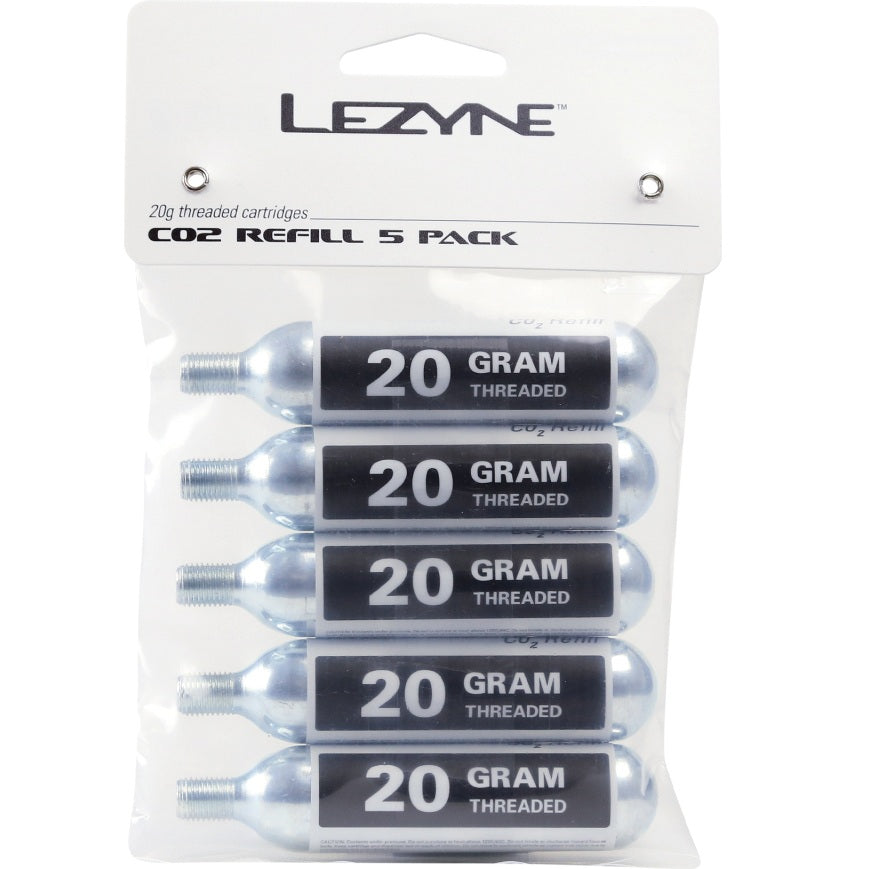 CO2 Патрон LEZYNE с Резба (x5)
