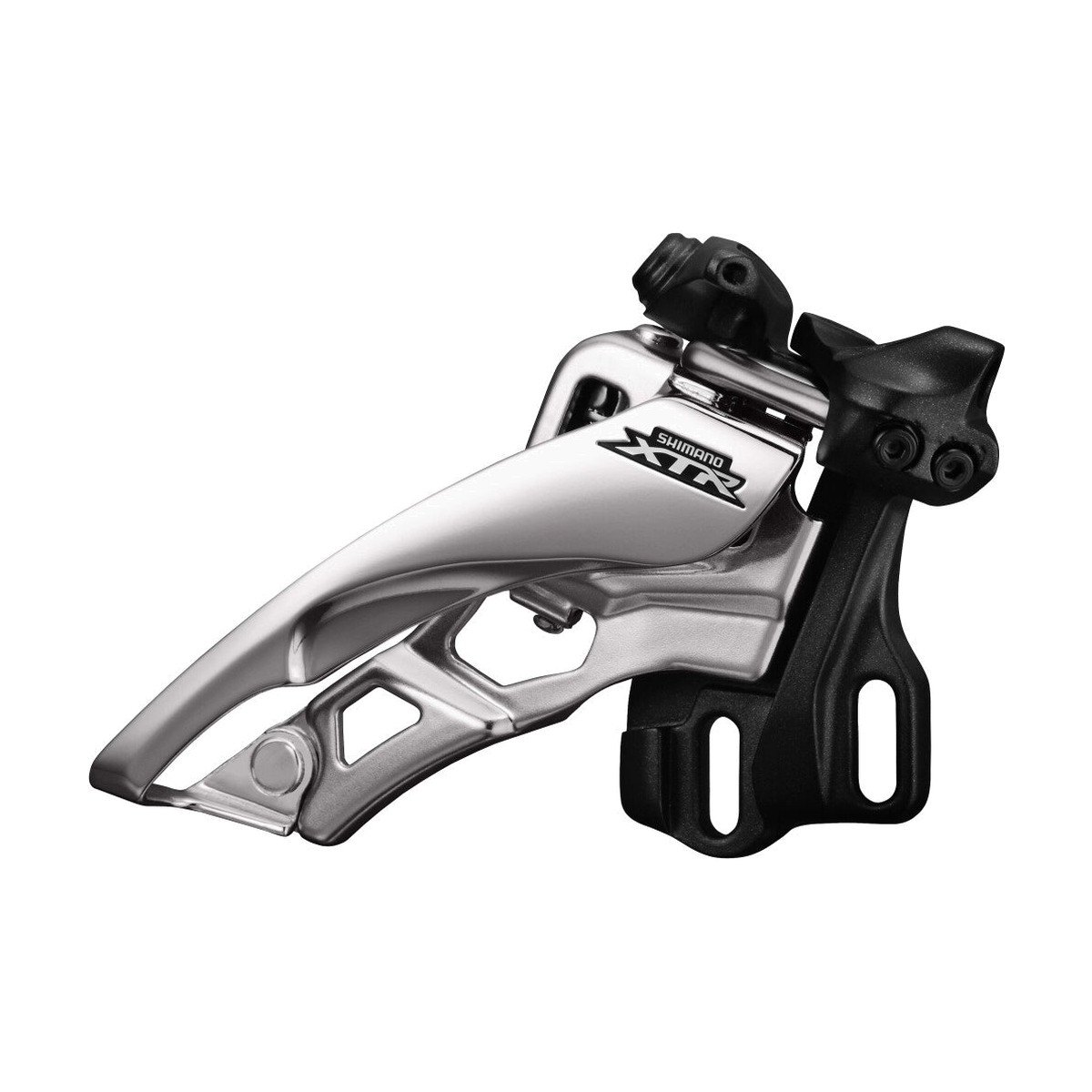 SHIMANO XTR FD-M9000-E framväxel, 11-växlad — bild 1 mot vit bakgrund