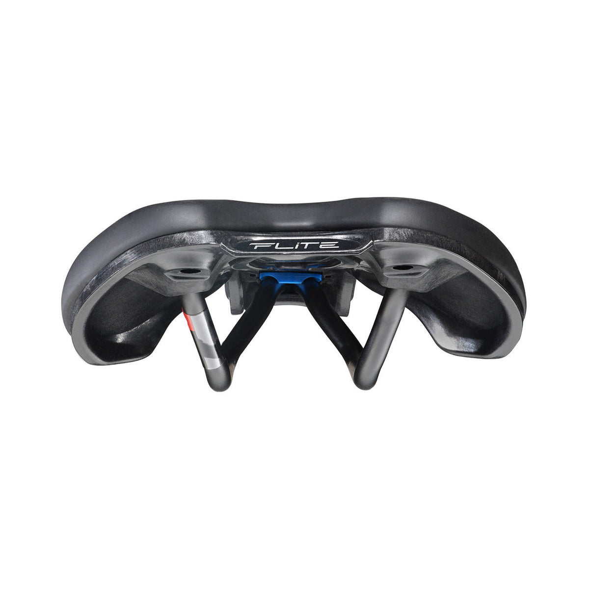 Sella SELLE ITALIA FLITE BOOST TM S con binari in manganese nera — vista posteriore