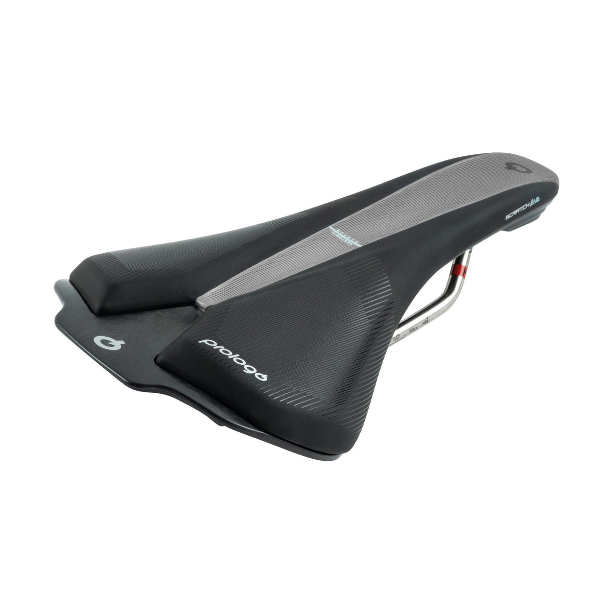 Selim PROLOGO SCRATCH EVA para mulher, largura de 140 mm, carris Tirox, preto — vista adicional